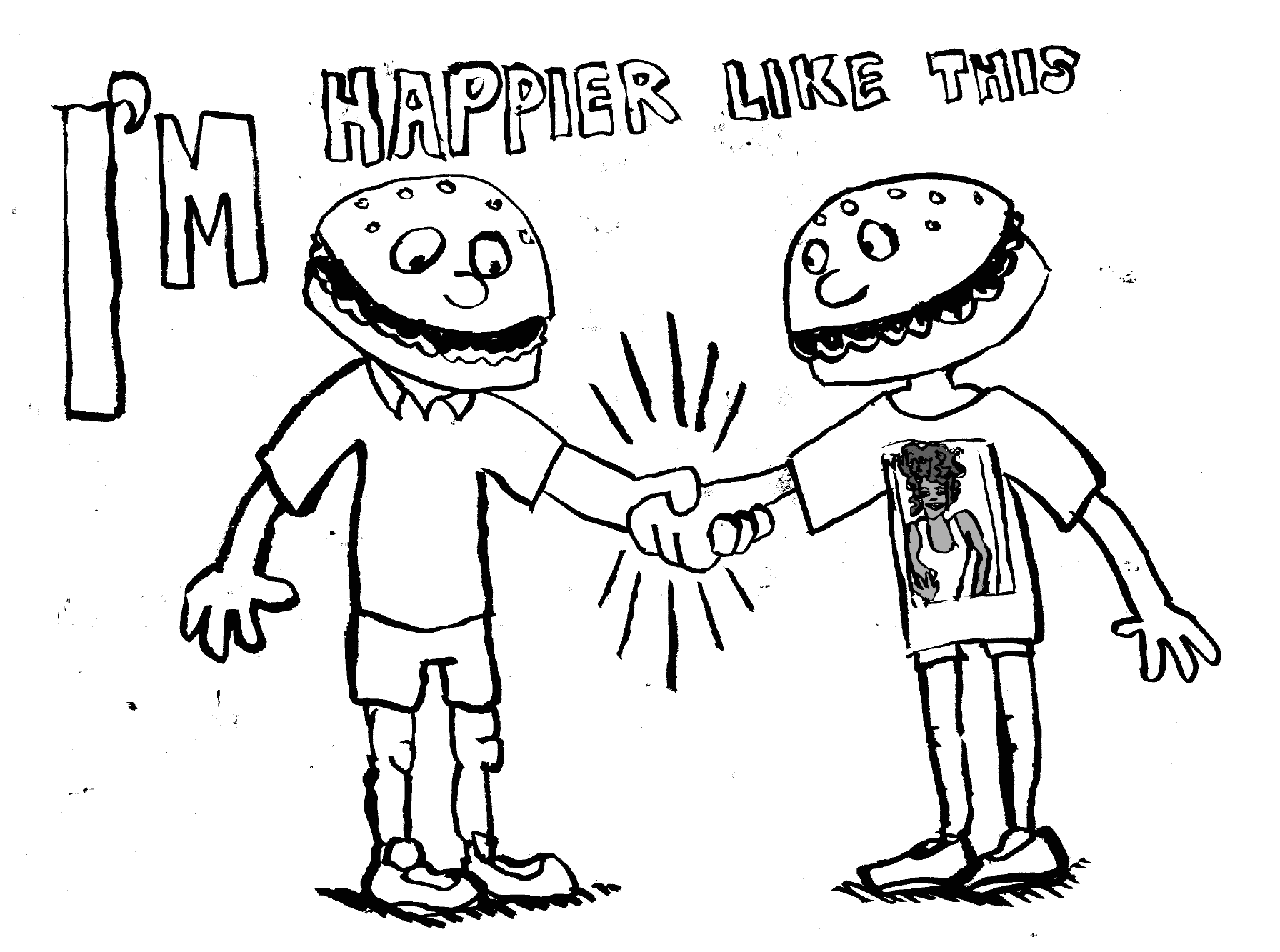 two burger men one otter one twink hold hands and love each other polo whitney houston shirt