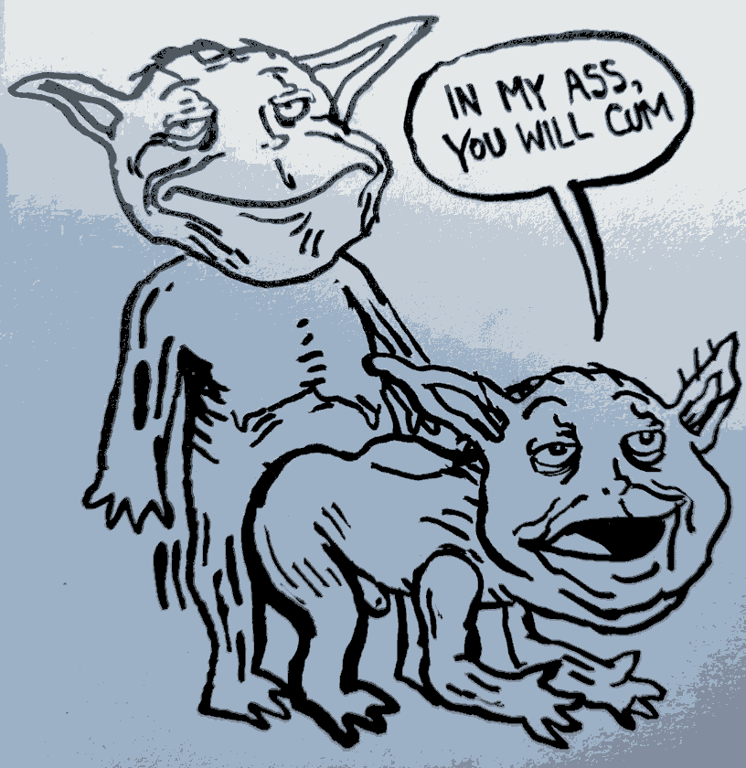 the worst comic I've ever created in my ass you will cum star wars frank oz yoda sex